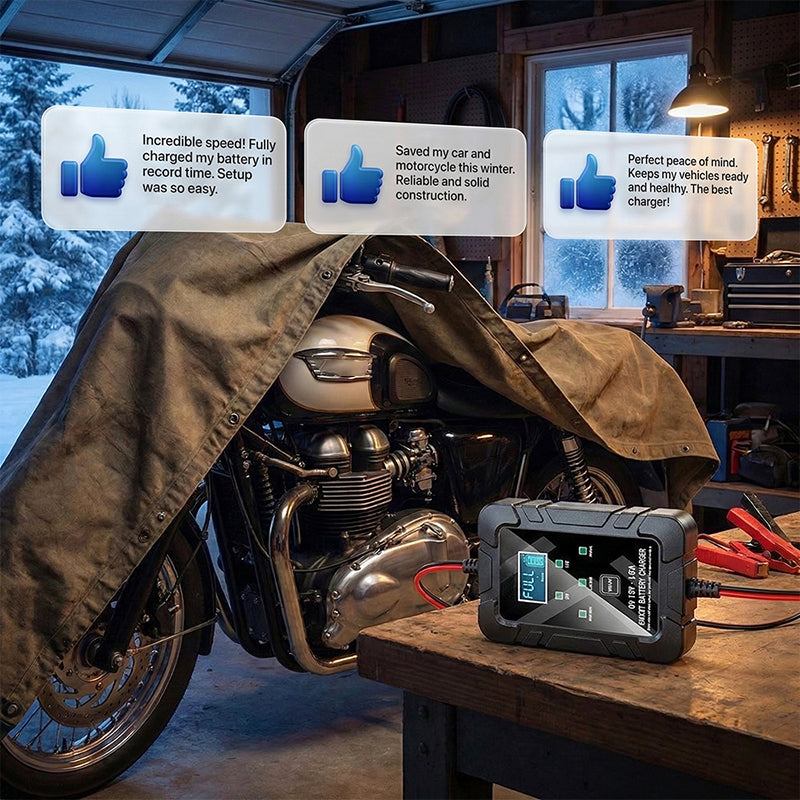 Caricabatterie automatico 1,5A 6V 12V