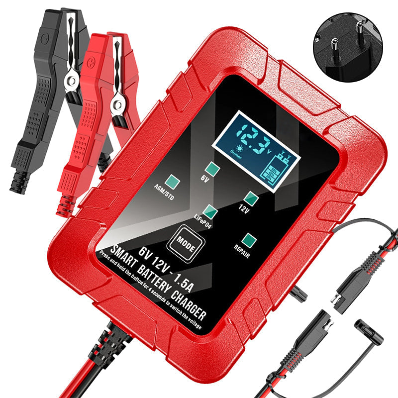 Caricabatterie automatico 1,5A 6V 12V