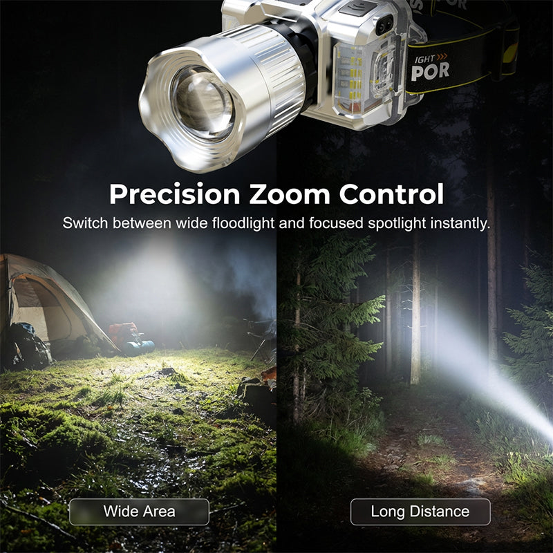 Faro a LED a 5 colori con sensore di movimento