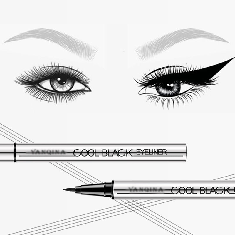 ✨ Eyeliner waterproof e a prova di sbavature – Precisione e nero intenso per 24 ore! ✨