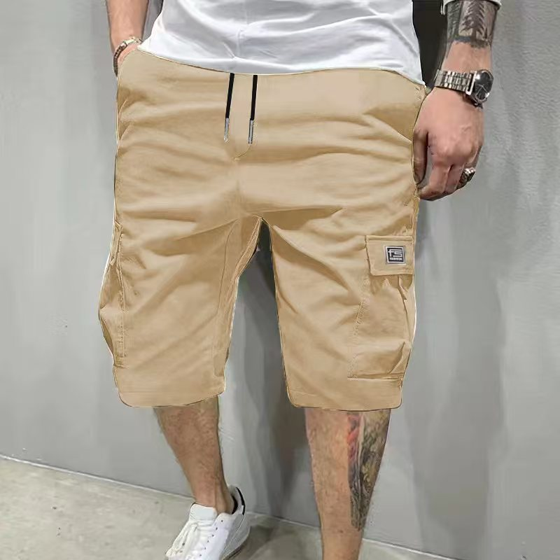 50% DI SCONTO! 🔥👖 Bermuda Cargo Uomo Casual – Tasche Multiple, Cordoncino Regolabile & Tessuto Traspirante 🌬️✨