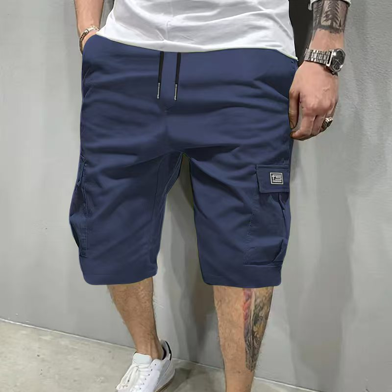 50% DI SCONTO! 🔥👖 Bermuda Cargo Uomo Casual – Tasche Multiple, Cordoncino Regolabile & Tessuto Traspirante 🌬️✨