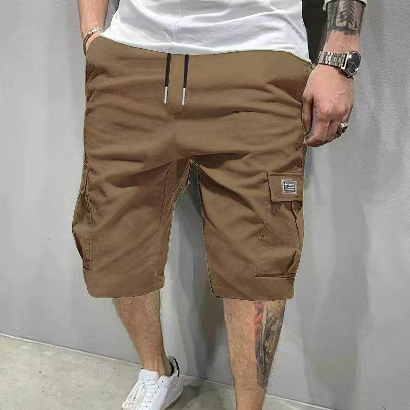 50% DI SCONTO! 🔥👖 Bermuda Cargo Uomo Casual – Tasche Multiple, Cordoncino Regolabile & Tessuto Traspirante 🌬️✨