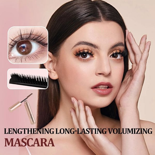 🎁 Due al prezzo di uno💖 Duo di mascara in tubetto nero e marrone per il trucco delle ciglia