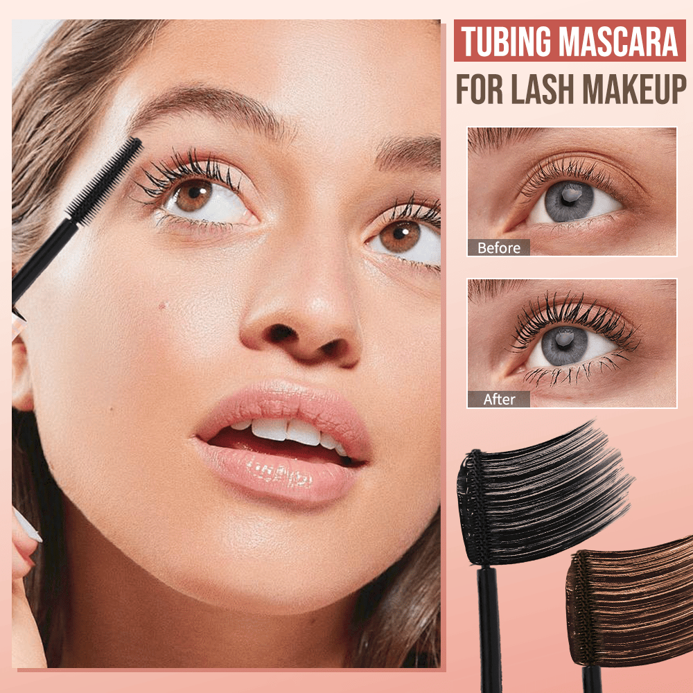 🎁 Due al prezzo di uno💖 Duo di mascara in tubetto nero e marrone per il trucco delle ciglia