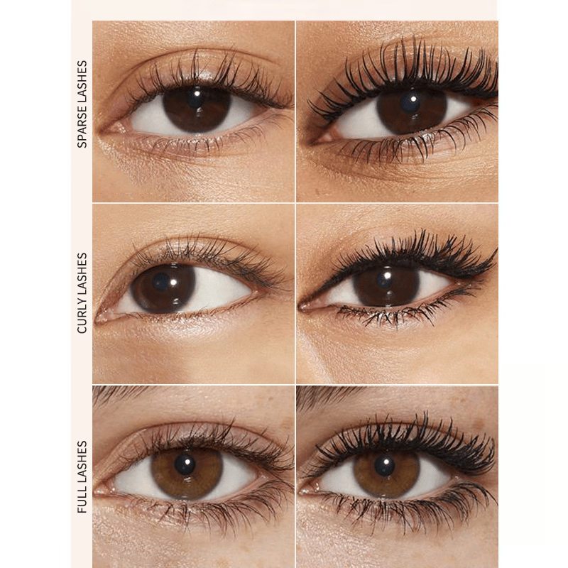 🎁 Due al prezzo di uno💖 Duo di mascara in tubetto nero e marrone per il trucco delle ciglia