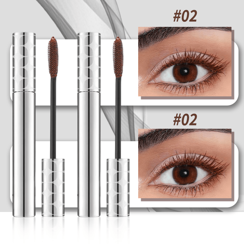 🎁 Due al prezzo di uno💖 Duo di mascara in tubetto nero e marrone per il trucco delle ciglia
