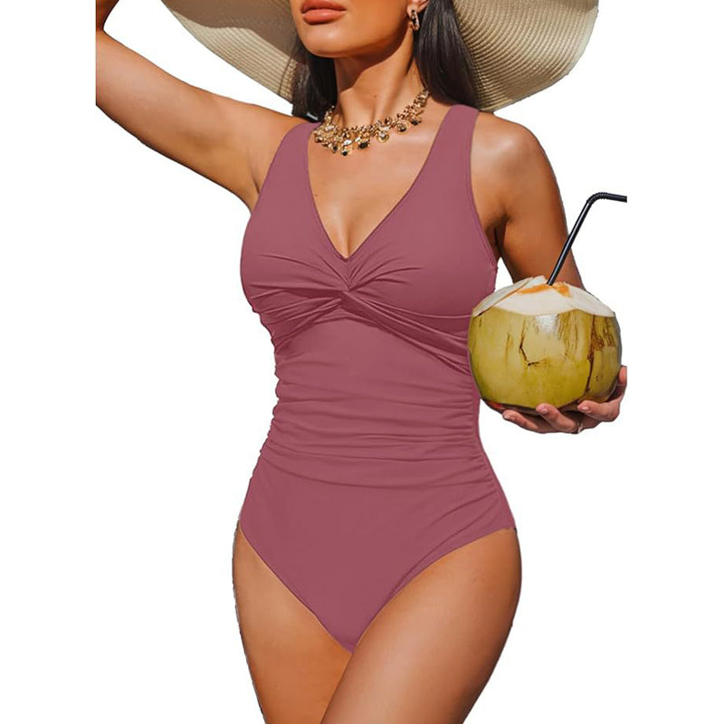 Costume da Bagno Intero Donna Modellante Effetto Pancia Piatta
