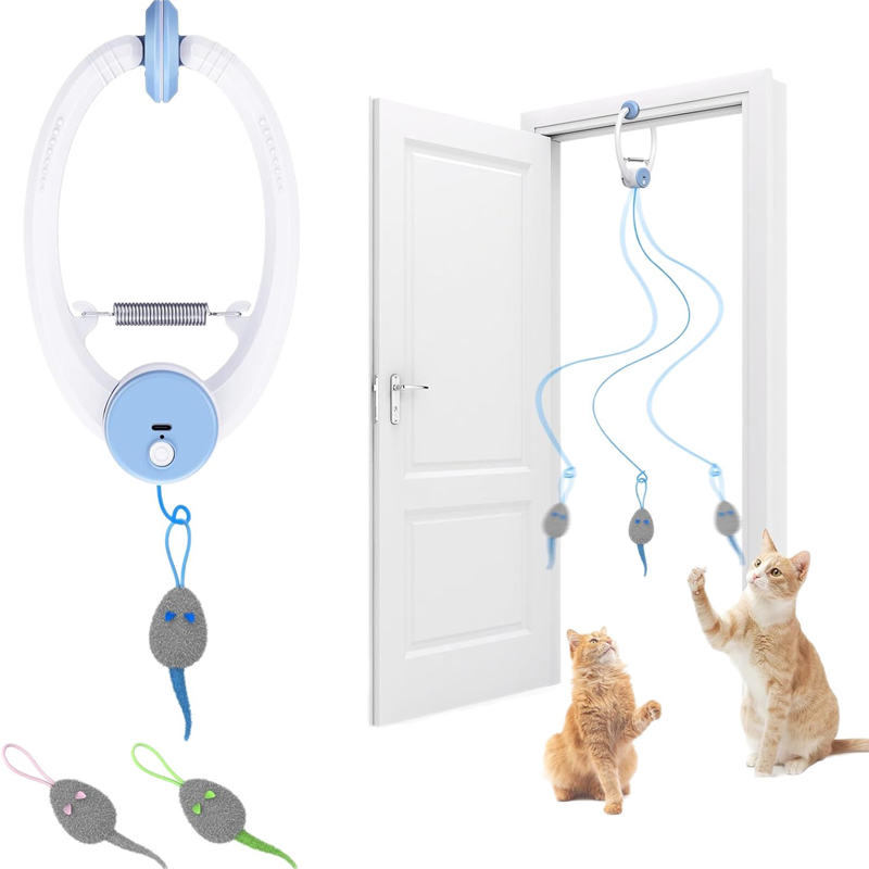 🔥🔥Giocattoli interattivi automatici per gatti da appendere in casa