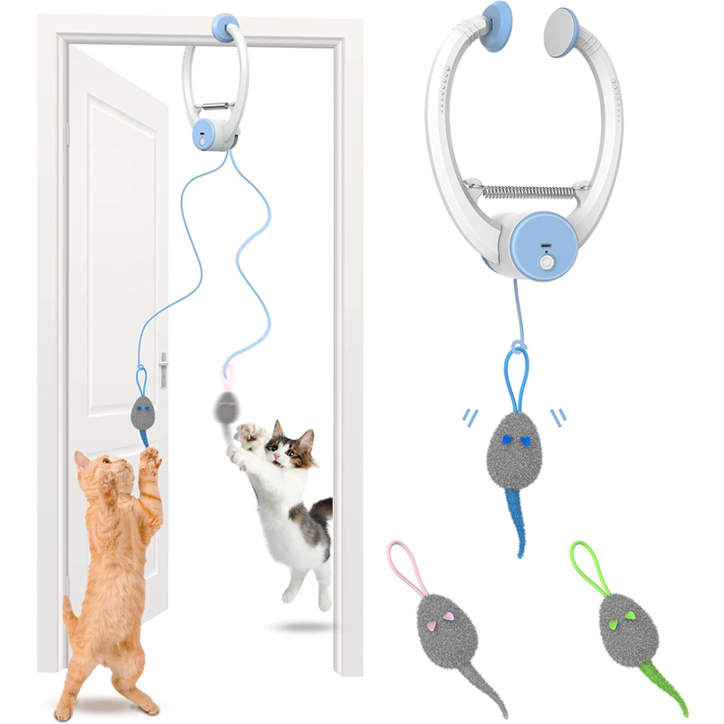 🔥🔥Giocattoli interattivi automatici per gatti da appendere in casa