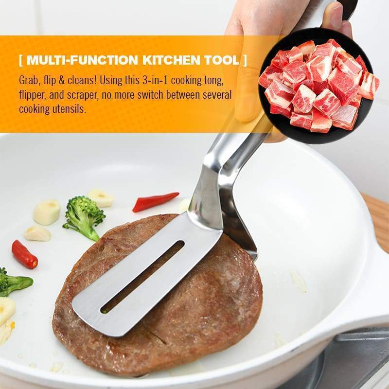 Pinza para barbacoa de acero inoxidable