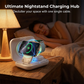 Supporto Caricabatterie Wireless Magnetico Pieghevole 3-in-1