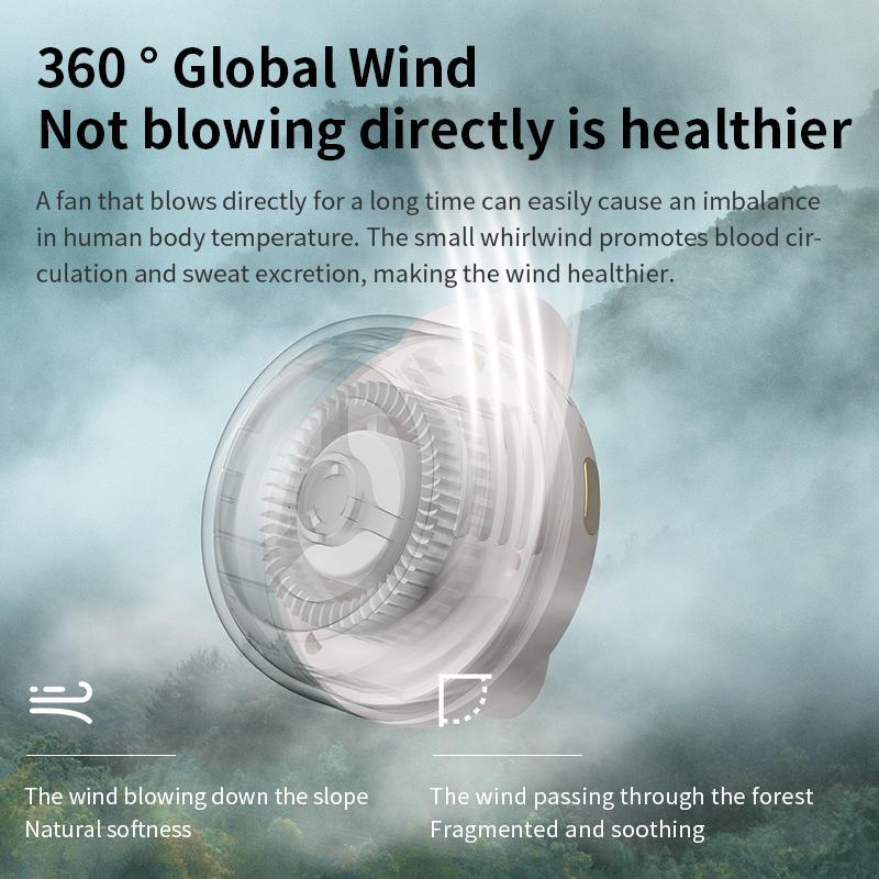 ❄️50% OFF!💨Um 360° drehbarer, tragbarer Mini-Clip-Ventilator