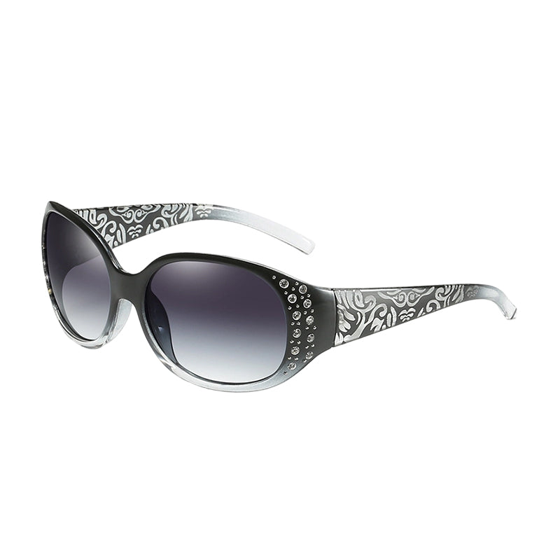 🥳SALDI 2026 IMPERDIBILI🥳💞 Occhiali da sole oversize retrò – Lenti polarizzate antiriflesso, protezione UV400. Dettagli con strass per un tocco di glamour. Adatti a tutte le forme del viso. Un accessorio di stile essenziale. 🕶️💎