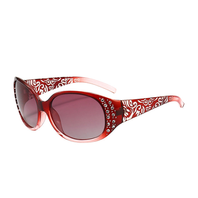 🥳SALDI 2026 IMPERDIBILI🥳💞 Occhiali da sole oversize retrò – Lenti polarizzate antiriflesso, protezione UV400. Dettagli con strass per un tocco di glamour. Adatti a tutte le forme del viso. Un accessorio di stile essenziale. 🕶️💎