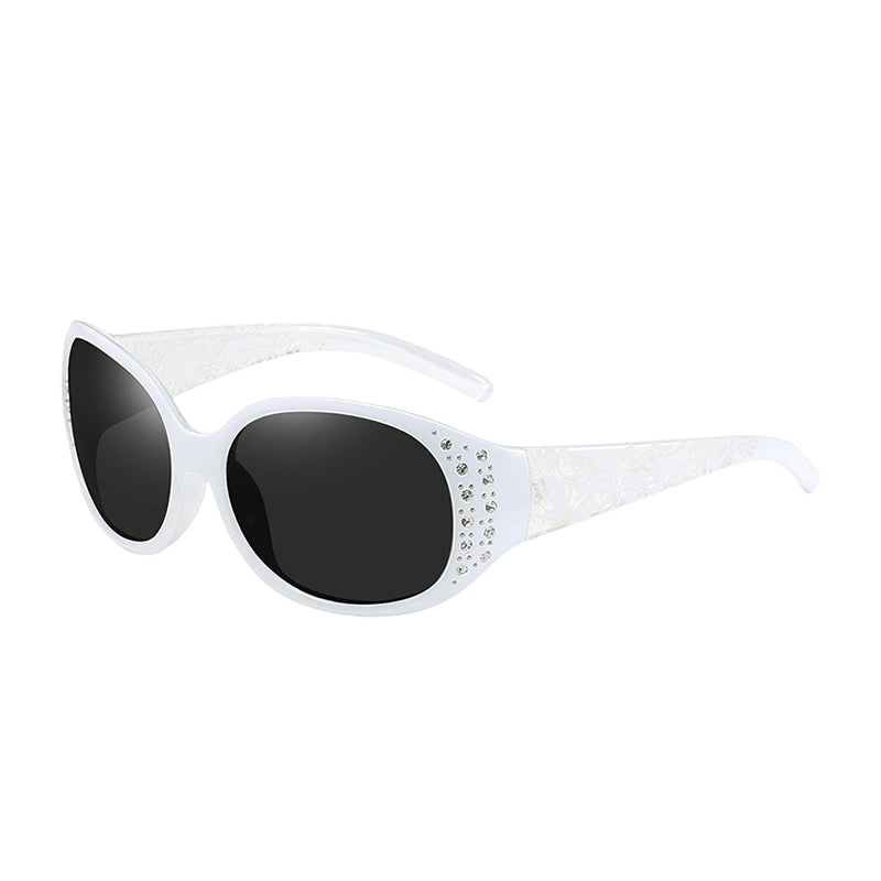 🥳SALDI 2026 IMPERDIBILI🥳💞 Occhiali da sole oversize retrò – Lenti polarizzate antiriflesso, protezione UV400. Dettagli con strass per un tocco di glamour. Adatti a tutte le forme del viso. Un accessorio di stile essenziale. 🕶️💎