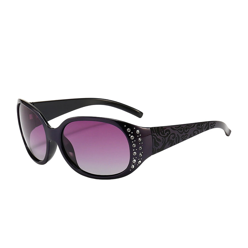 🥳SALDI 2026 IMPERDIBILI🥳💞 Occhiali da sole oversize retrò – Lenti polarizzate antiriflesso, protezione UV400. Dettagli con strass per un tocco di glamour. Adatti a tutte le forme del viso. Un accessorio di stile essenziale. 🕶️💎