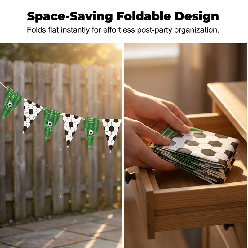 Set di decorazioni per feste a tema calcio