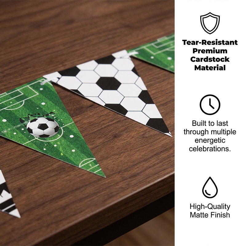 Set di decorazioni per feste a tema calcio