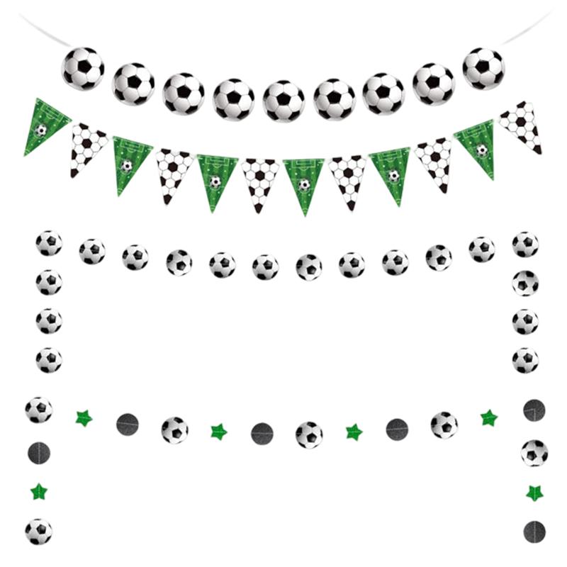 Set di decorazioni per feste a tema calcio