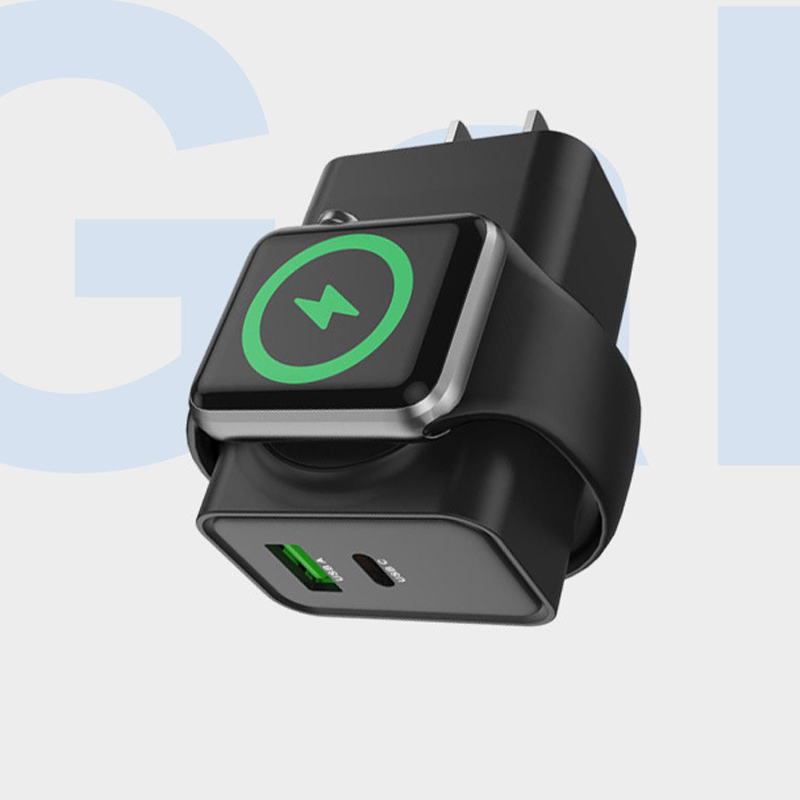 Caricatore da parete wireless 3 in 1 per orologio