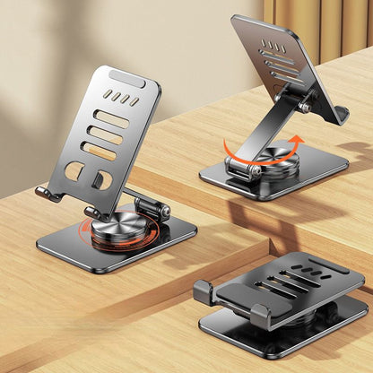 Supporto da Tavolo Anti-ribaltamento per Tablet e Smartphone - Rotazione 360°