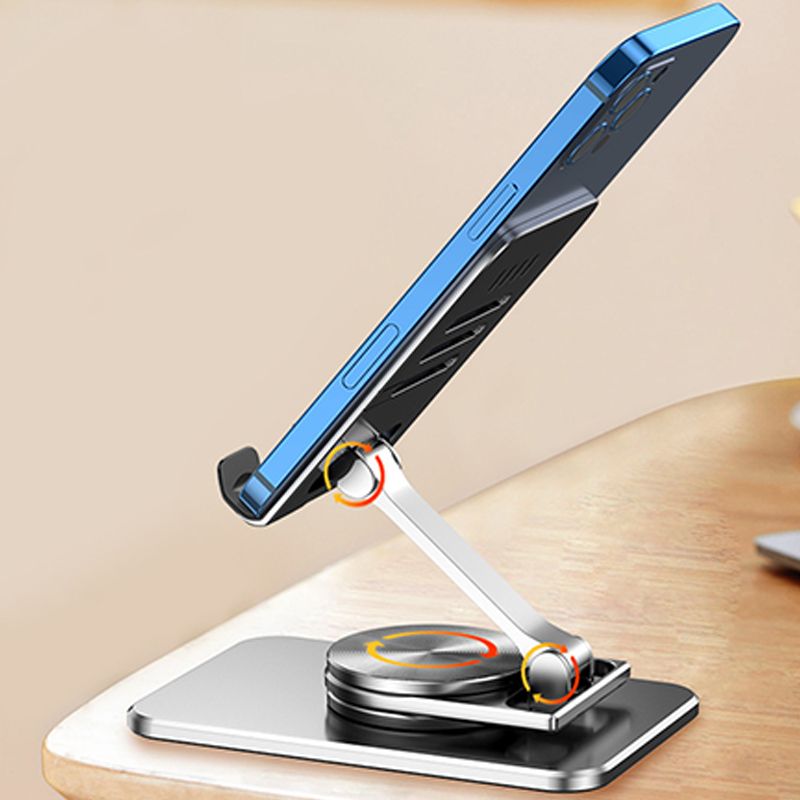Supporto da Tavolo Anti-ribaltamento per Tablet e Smartphone - Rotazione 360°