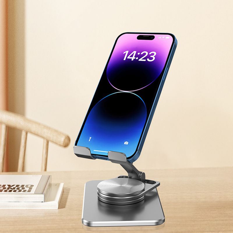 Supporto da Tavolo Anti-ribaltamento per Tablet e Smartphone - Rotazione 360°