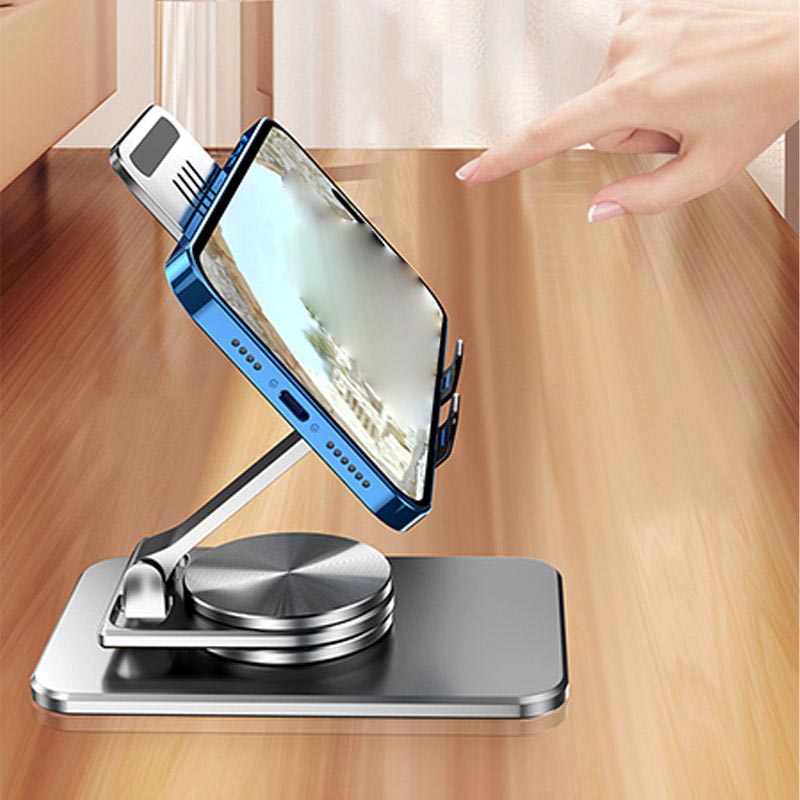 Supporto da Tavolo Anti-ribaltamento per Tablet e Smartphone - Rotazione 360°