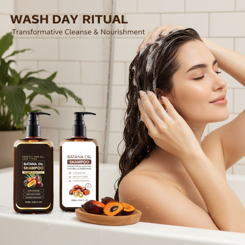 📢🔥Saldi su tutto il marchio – solo l'ultimo giorno: sconto del 50%!💥Shampoo anticaduta con olio di Batana, nutre il cuoio capelluto, rinforza i capelli, riduce la caduta e dona volume e lucentezza.