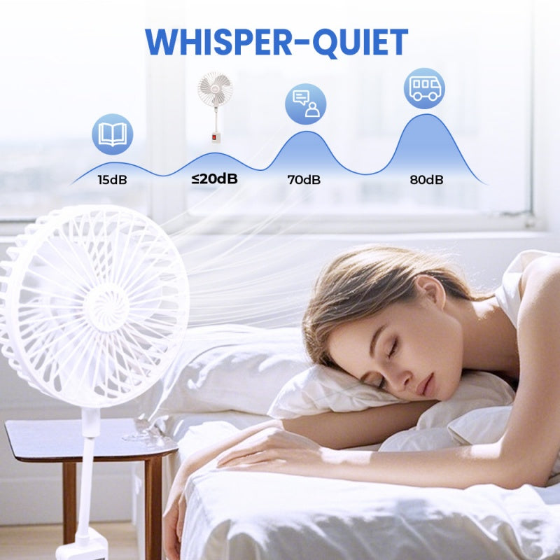 ⏳Offerta speciale a tempo limitato⏰Mini ventilatore flessibile con attacco a spina🍃