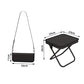 Sgabello Pieghevole Portatile con Design a Borsetta