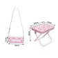 Sgabello Pieghevole Portatile con Design a Borsetta