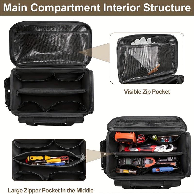 36 cm Borsa portautensili in tela resistente