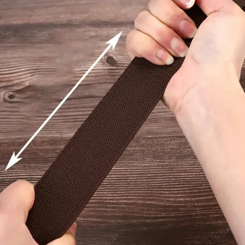 Cintura Tattica Resistente Senza Fori con Fibbia Magnetica