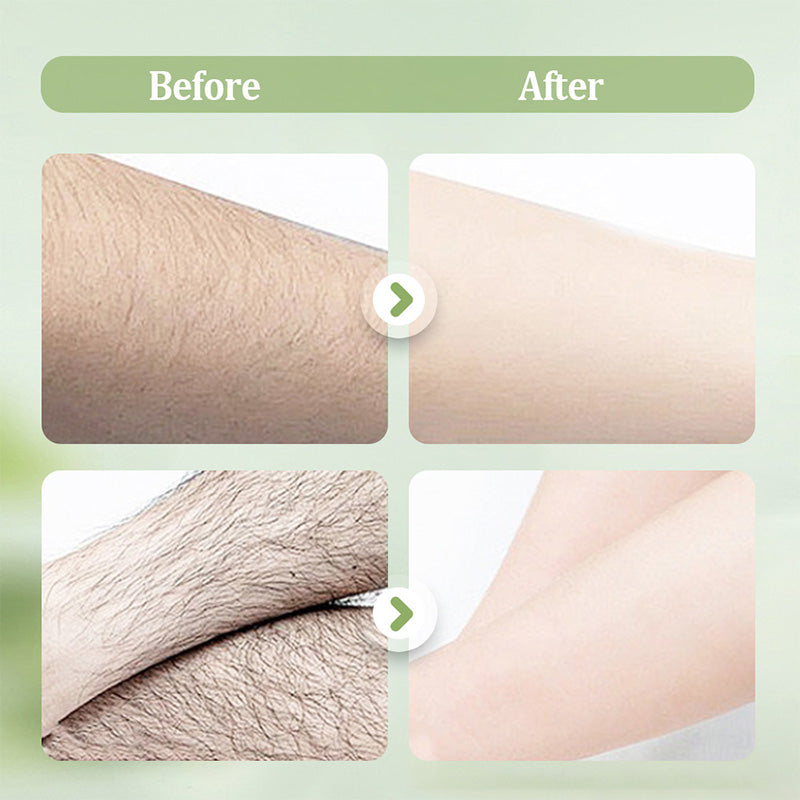Crema depilatoria delicata e non irritante