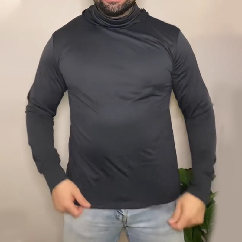 Felpa leggera da uomo ad asciugatura rapida con protezione UV