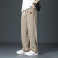 Pantaloni casual da uomo, leggeri e elasticizzati, a gamba dritta, ad asciugatura rapida