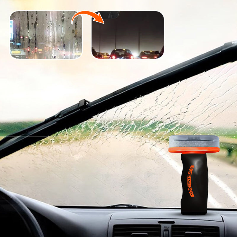 🧼 Detergente per aloni da olio in flacone | Rimuove gli aloni da olio · Spazzola morbida che non graffia il vetro · Lucidatura in un solo passaggio · Portatile e versatile