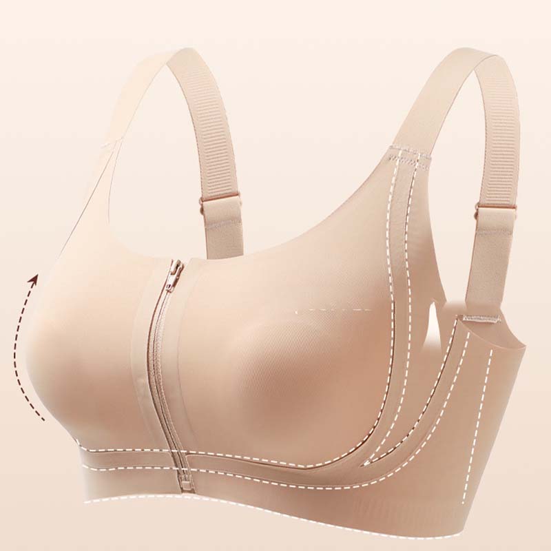 Reggiseno Senza Ferretto e Senza Cuciture con Zip Frontale – Confortevole