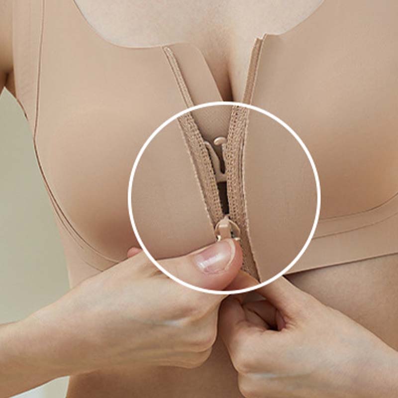 Reggiseno Senza Ferretto e Senza Cuciture con Zip Frontale – Confortevole
