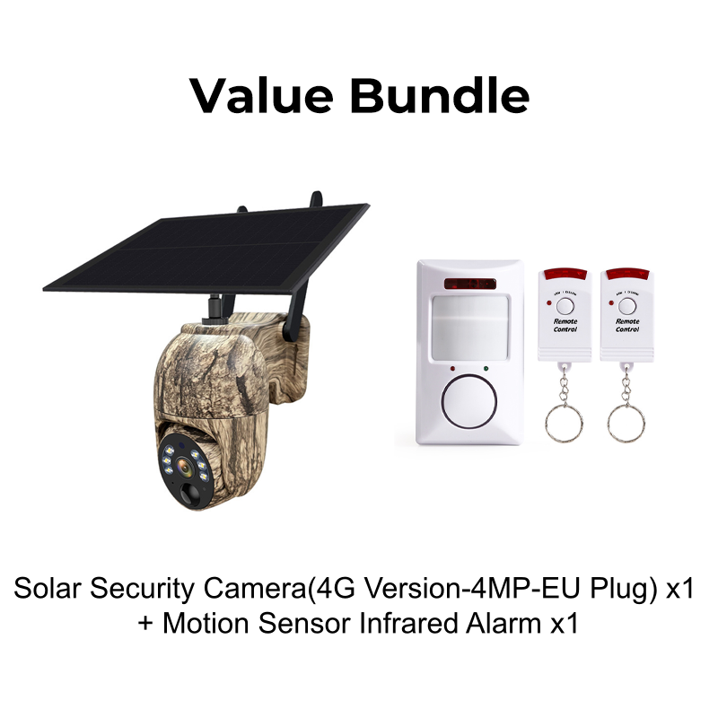 Telecamera di Sicurezza PTZ a Energia Solare