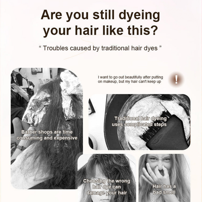 💇‍♀️ Pettine per tintura 3 in 1 | Colora, sfuma e applica in un unico gesto – Facile da usare a casa