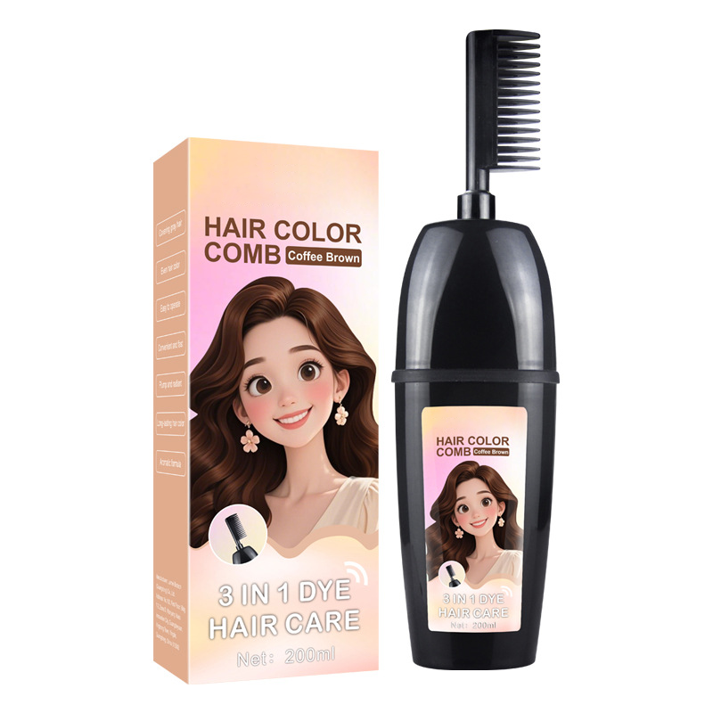 💇‍♀️ Pettine per tintura 3 in 1 | Colora, sfuma e applica in un unico gesto – Facile da usare a casa