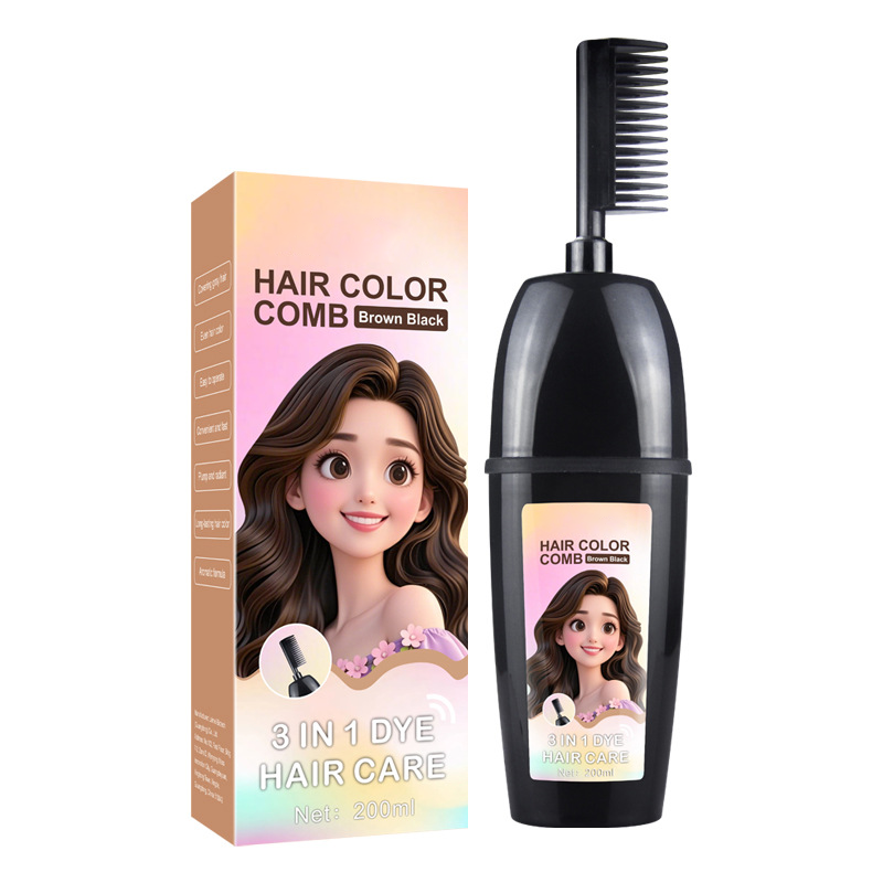 💇‍♀️ Pettine per tintura 3 in 1 | Colora, sfuma e applica in un unico gesto – Facile da usare a casa