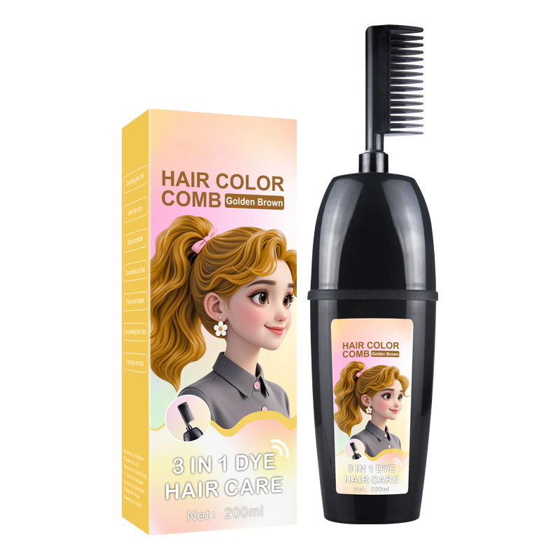 💇‍♀️ Pettine per tintura 3 in 1 | Colora, sfuma e applica in un unico gesto – Facile da usare a casa