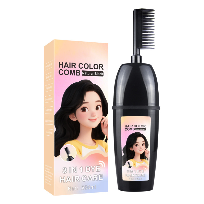 💇‍♀️ Pettine per tintura 3 in 1 | Colora, sfuma e applica in un unico gesto – Facile da usare a casa
