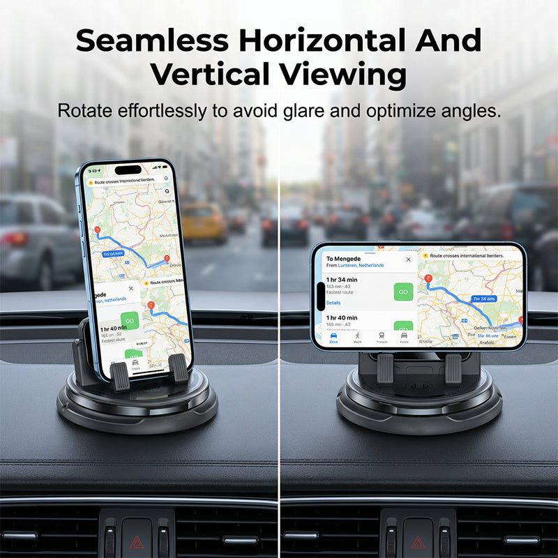 🔥Offerta limitata: 50% di sconto🔥Supporto per cellulare da cruscotto con rotazione a 360° per auto