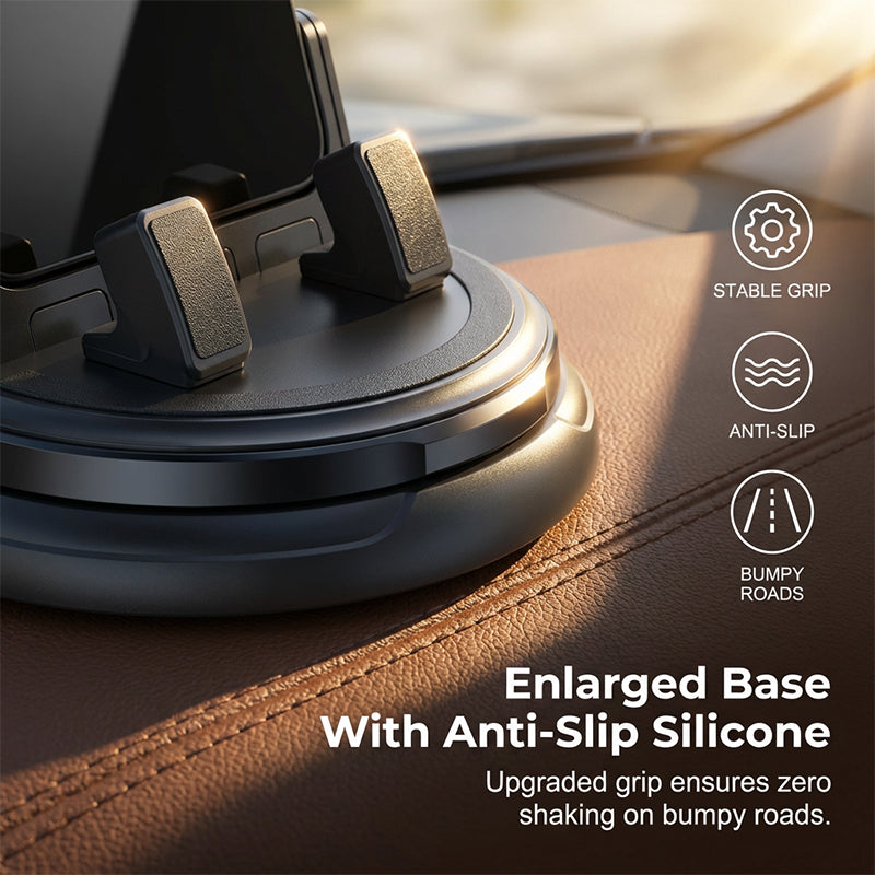🔥Offerta limitata: 50% di sconto🔥Supporto per cellulare da cruscotto con rotazione a 360° per auto