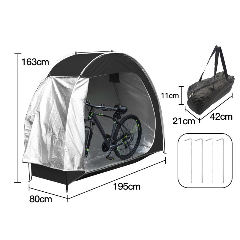🚲 Capanno da Esterno Portatile Multiuso per Biciclette ⛺️🛡️ - Anti-UV & Impermeabile | Tessuto Oxford | 2 Bici | Pieghevole | 2 Colori | 50% DI SCONTO